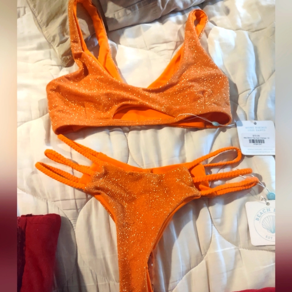 Beach Babe Bikini Medium Orange